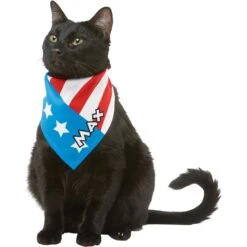 Frisco Americana Personalized Dog & Cat Bandana -Meowverse Store 254239 PT7. AC SS1800 V1619559761