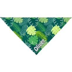 Frisco Tropical Palms Personalized Dog & Cat Bandana -Meowverse Store 254259 PT2. AC SS1800 V1696443248