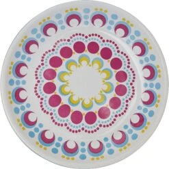 Frisco Kaleidoscope Pattern Non-skid Ceramic Cat Dish -Meowverse Store 256092 PT4. AC SS1800 V1617042722