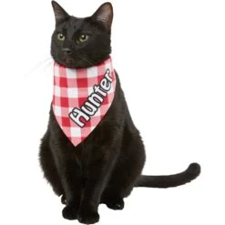 Frisco Gingham Personalized Dog & Cat Bandana 16 Frisco Gingham Personalized Dog & Cat Bandana -Meowverse Store 258775 PT7. AC SS1800 V1619558565