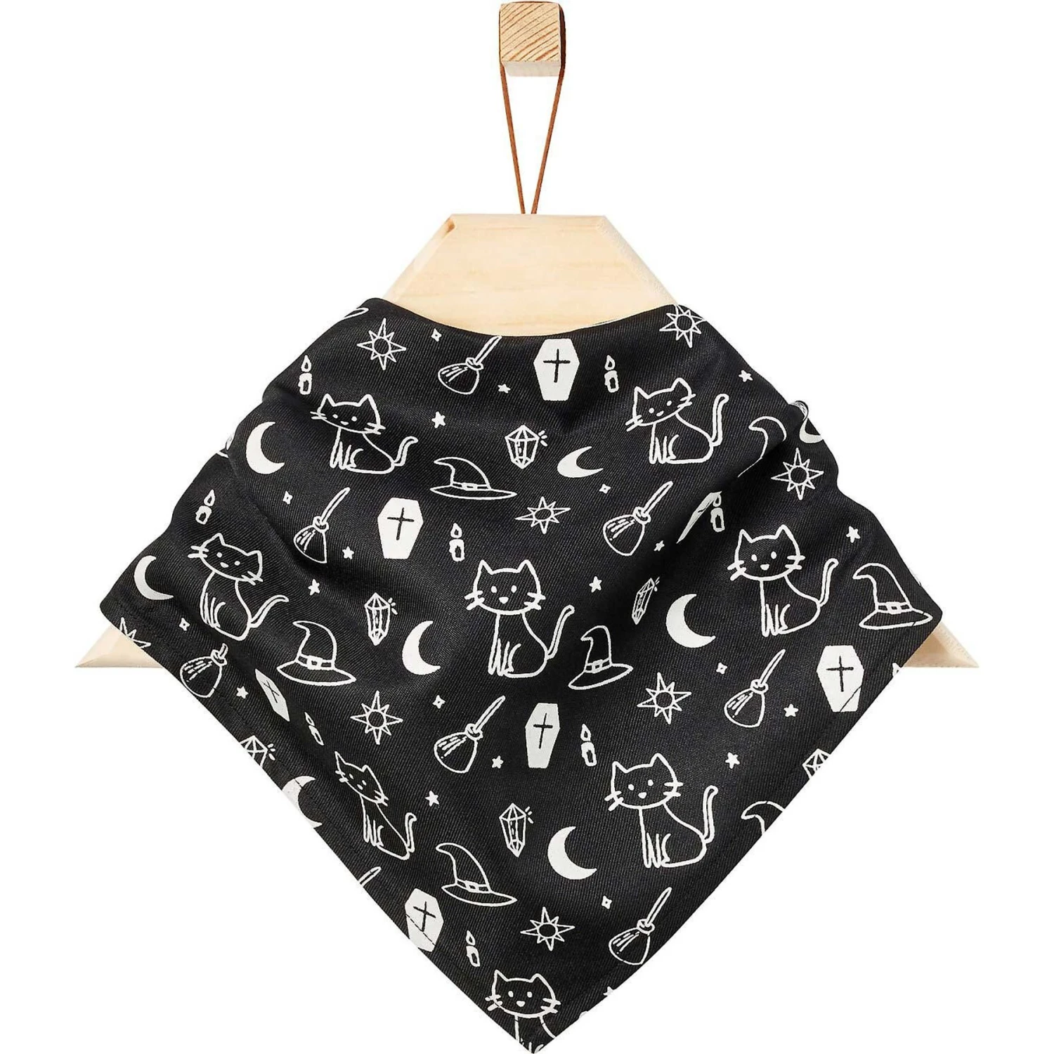 Frisco Glow In The Dark Mystical Print Dog & Cat Bandana 1 Frisco Glow In The Dark Mystical Print Dog & Cat Bandana
