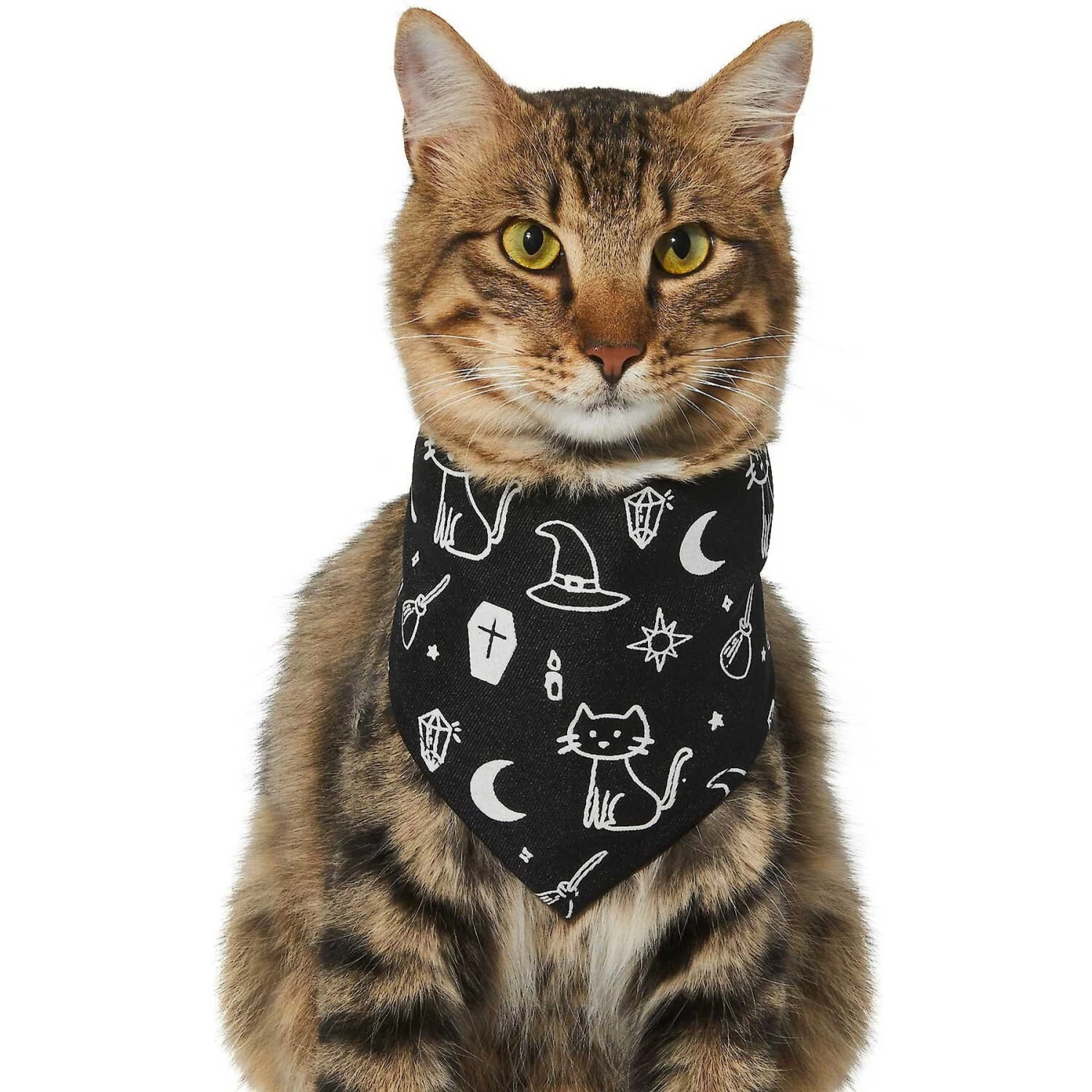 Frisco Glow In The Dark Mystical Print Dog & Cat Bandana 3 Frisco Glow In The Dark Mystical Print Dog & Cat Bandana - Image 3