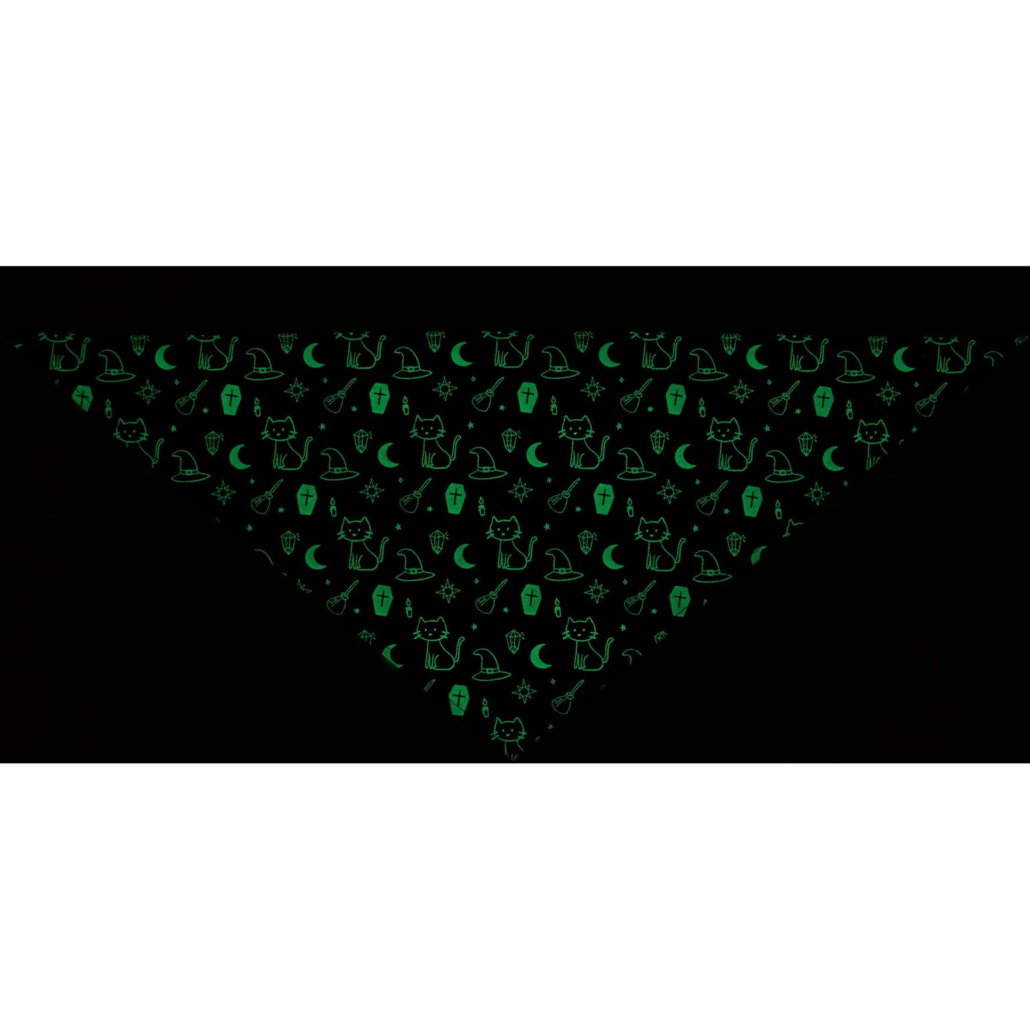 Frisco Glow In The Dark Mystical Print Dog & Cat Bandana 7 Frisco Glow In The Dark Mystical Print Dog & Cat Bandana - Image 7