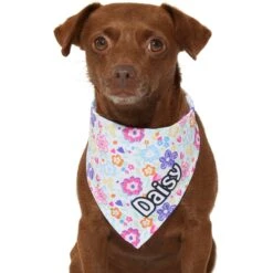 Frisco Bright Floral Personalized Dog & Cat Bandana 14 Frisco Bright Floral Personalized Dog & Cat Bandana -Meowverse Store 267535 PT7. AC SS1800 V1623164573