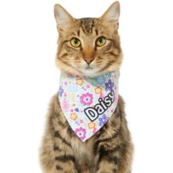 Frisco Bright Floral Personalized Dog & Cat Bandana 15 Frisco Bright Floral Personalized Dog & Cat Bandana -Meowverse Store 267535 PT8. AC SS1800 V1623164312