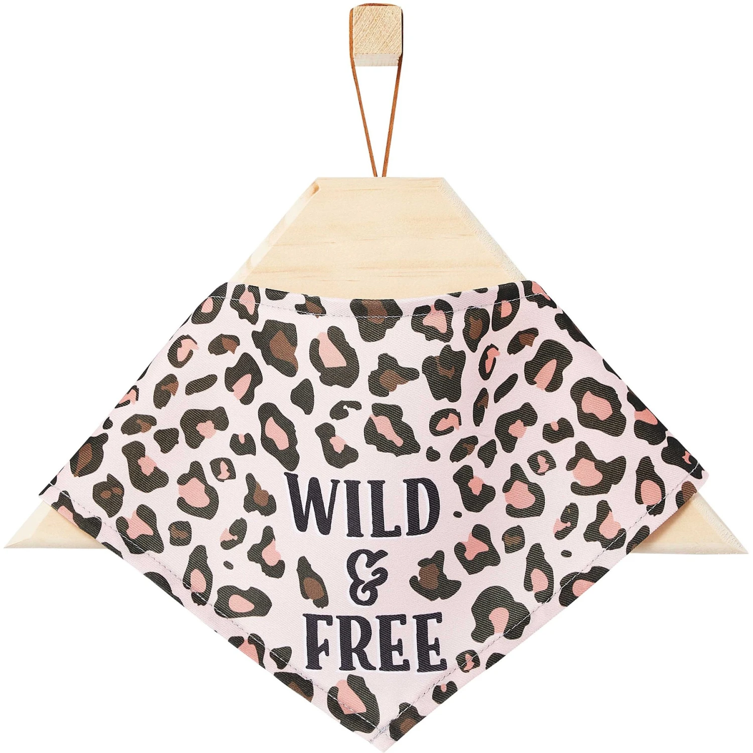 Frisco Pink Leopard Dog & Cat Bandana 1 Frisco Pink Leopard Dog & Cat Bandana