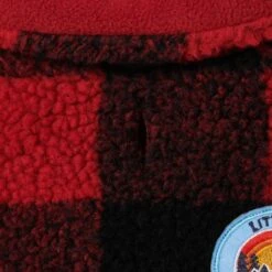 Frisco Mediumweight Red Plaid Insulated Dog & Cat Sherpa Coat -Meowverse Store 268320 PT6. AC SS1800 V1628779412