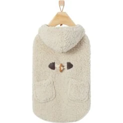 Frisco Lightweight Soft Sherpa Dog & Cat Coat, Oatmeal -Meowverse Store 268328 PT4. AC SS1800 V1628779618