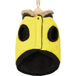 Frisco Heavyweight Anchorage Insulated Dog & Cat Parka, Yellow/Black 11 Frisco Heavyweight Anchorage Insulated Dog & Cat Parka, Yellow/Black -Meowverse Store 268397 PT5. AC SS1800 V1628792864