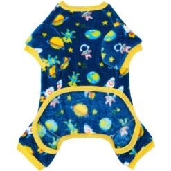 Frisco Dog & Cat Cozy Plush Fleece PJs, Outer Space -Meowverse Store 268477 PT4. AC SS1800 V1637721540