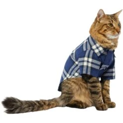 Frisco Navy Plaid Dog & Cat Flannel Shirt 12 Frisco Navy Plaid Dog & Cat Flannel Shirt -Meowverse Store 268596 PT3. AC SS1800 V1637652439