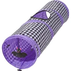 Frisco Halloween Checkered Foldable Play Tunnel Cat Toy With Catnip 6 Frisco Halloween Checkered Foldable Play Tunnel Cat Toy With Catnip -Meowverse Store 271304 PT2. AC SS1800 V1690571954