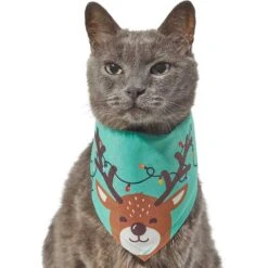 Frisco Peekaboo Reindeer Dog & Cat Bandana 10 Frisco Peekaboo Reindeer Dog & Cat Bandana -Meowverse Store 276198 PT2. AC SS1800 V1637646741