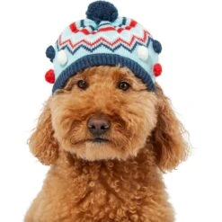 Frisco Pom Pom Dog & Cat Knitted Hat -Meowverse Store 276307 PT2. AC SS1800 V1631666246