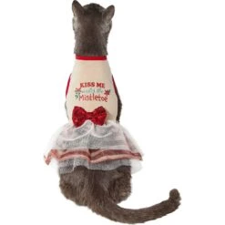 Frisco Kiss Me Under The Mistletoe Dog & Cat Dress -Meowverse Store 276335 PT2. AC SS1800 V1637656899
