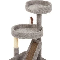 Frisco 44-in Real Carpet Cat Tree With Replaceable Corrugate Scratcher -Meowverse Store 282757 PT3. AC SS1800 V1621949247