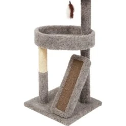 Frisco 44-in Real Carpet Cat Tree With Replaceable Corrugate Scratcher -Meowverse Store 282757 PT4. AC SS1800 V1621948706