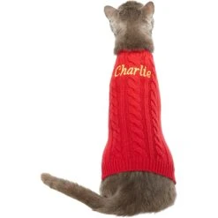 Frisco Personalized Dog & Cat Cable Knitted Sweater 9 Frisco Personalized Dog & Cat Cable Knitted Sweater -Meowverse Store 285168 PT3. AC SS1800 V1628777262