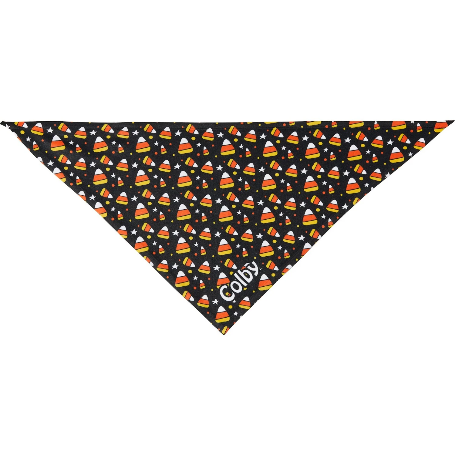 Frisco Candy Corn Personalized Dog & Cat Bandana 4 Frisco Candy Corn Personalized Dog & Cat Bandana - Image 4