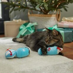 Frisco Holiday Winter Drinks Plush Cat Toy With Catnip, 3 Count -Meowverse Store 287339 PT3. AC SS1800 V1632775980