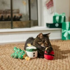 Frisco Holiday Candles Plush Cat Toy With Catnip -Meowverse Store 287357 PT3. AC SS1800 V1632776526