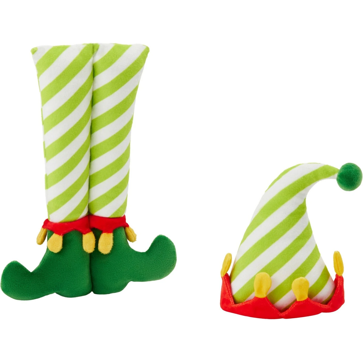 Frisco Holiday Elf Legs & Hat Plush Cat Toy With Catnip, 2 Count 1 Frisco Holiday Elf Legs & Hat Plush Cat Toy With Catnip, 2 Count