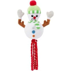 Frisco Naughty Or Nice Snowman Reversible Plush Cat Toy With Catnip