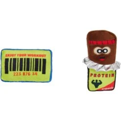 Frisco Protein Bar & Gym Membership Plush Cat Toy With Catnip -Meowverse Store 288951 PT2. AC SS1800 V1638335189