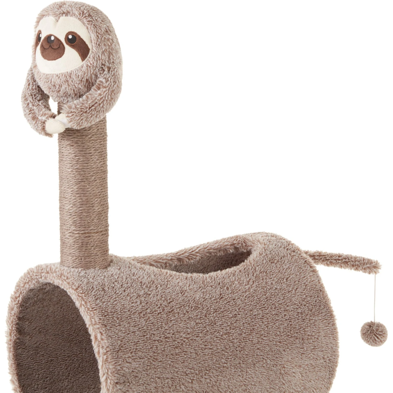 Frisco Animal Series Cat Tunnel With Scratching Post, Sloth 3 Frisco Animal Series Cat Tunnel With Scratching Post, Sloth - Image 3