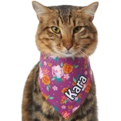 Frisco Fall Floral Personalized Dog & Cat Bandana 16 Frisco Fall Floral Personalized Dog & Cat Bandana -Meowverse Store 296990 PT7. AC SS1800 V1627653979