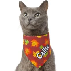 Frisco Fall Leaves Personalized Dog & Cat Bandana 16 Frisco Fall Leaves Personalized Dog & Cat Bandana -Meowverse Store 296994 PT7. AC SS1800 V1627655275