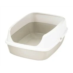 Frisco Decorative Side Table Cat Litter Box Cover & Frisco Open Top Cat Litter Box With Rim, Large -Meowverse Store 297992 PT5. AC SS1800 V1621303645