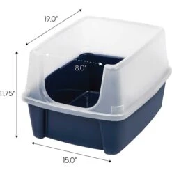 Frisco Plastic Litter Scooper With Caddy & IRIS USA Open Top Litter Box With Scatter Shield 12 Frisco Plastic Litter Scooper With Caddy & IRIS USA Open Top Litter Box With Scatter Shield -Meowverse Store 298166 PT5. AC SS1800 V1623196667