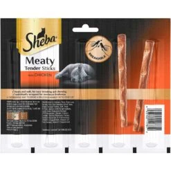 Sheba Meaty Tender Sticks Chicken Flavor Soft Adult Cat Treats & Frisco Moppy Ball Cat Toy With Catnip -Meowverse Store 298506 PT2. AC SS1800 V1623204147