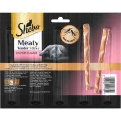 Sheba Meaty Tender Sticks Salmon Flavored Soft Adult Cat Treats & Frisco Plush, Teaser, Ball & Tunnel Variety Pack Cat Toy With Catnip -Meowverse Store 298508 PT2. AC SS1800 V1623201162