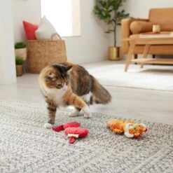 Frisco Lunar New Year Lantern & Tiger Plush Kicker Cat Toy With Catnip -Meowverse Store 298899 PT3. AC SS1800 V1640268996