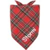 Frisco Tartan Plaid Embroidered Personalized Dog & Cat Bandana