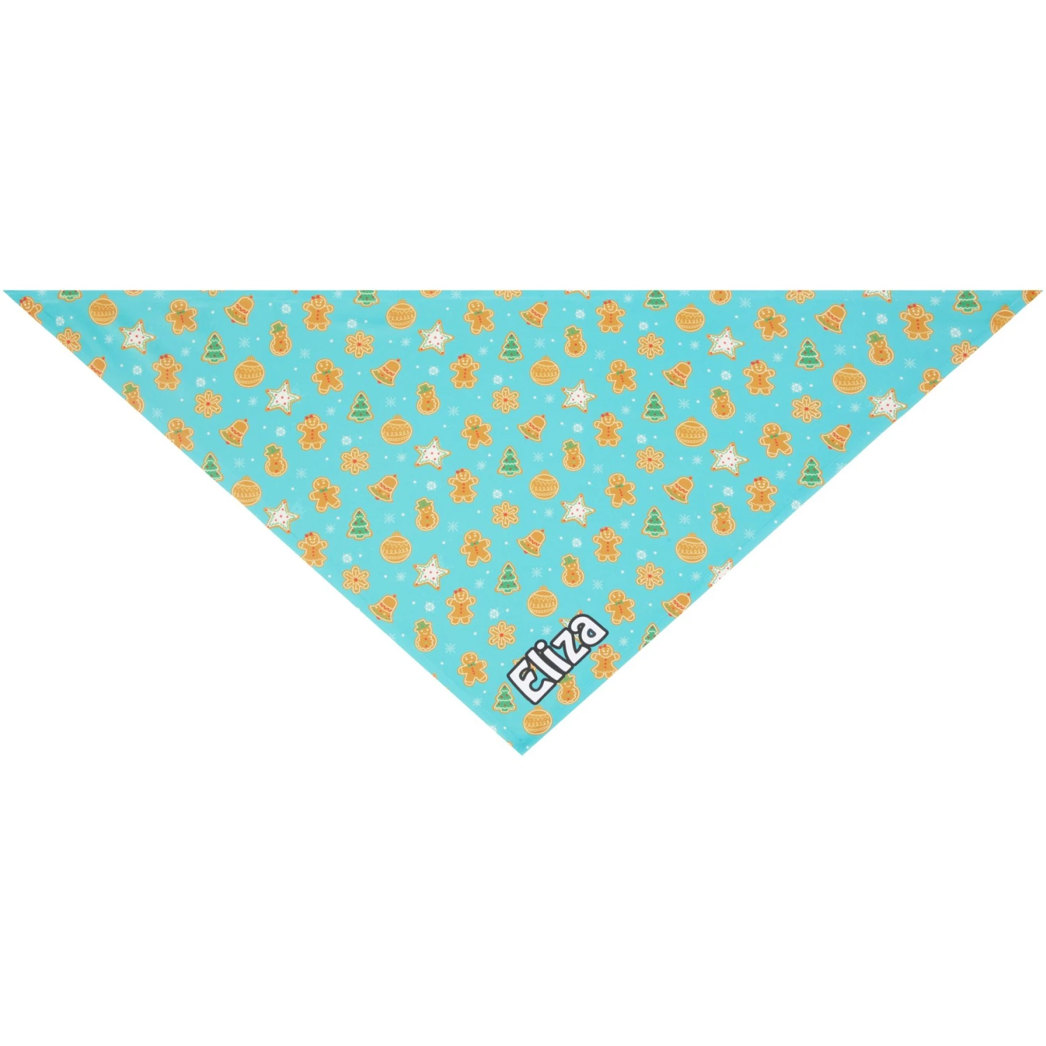 Frisco Gingerbread Cookie Personalized Dog & Cat Bandana 4 Frisco Gingerbread Cookie Personalized Dog & Cat Bandana - Image 4