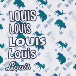 Frisco Buffalo Plaid Winter Animals Personalized Dog & Cat Bandana -Meowverse Store 301365 PT4. AC SS1800 V1627655260