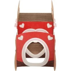 Frisco Valentine Love Carriage Cardboard Cat House, 2-Story -Meowverse Store 301565 PT2. AC SS1800 V1637694179