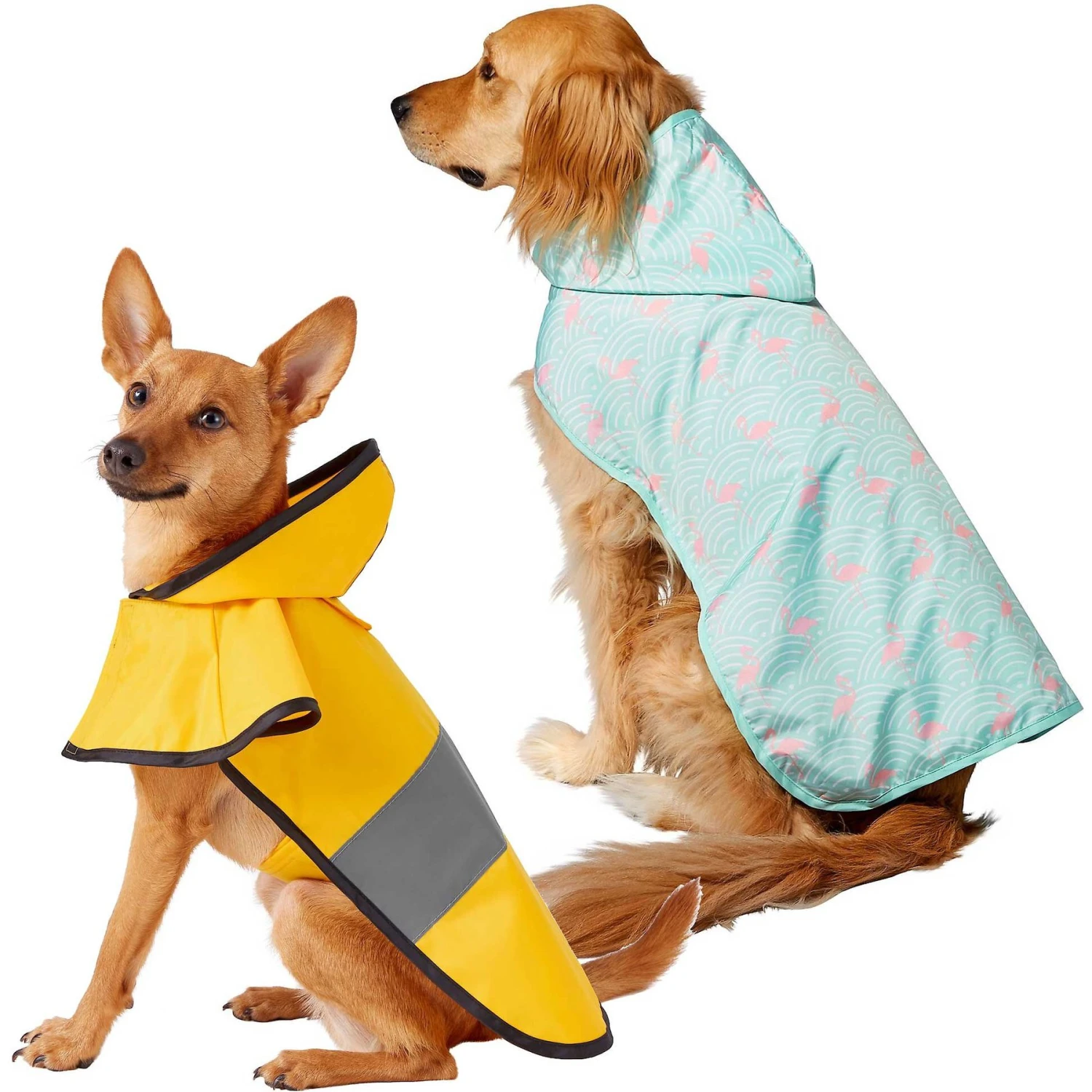 Frisco Lightweight Rainy Days Dog Raincoat & Frisco Lightweight Flamingo Dog Raincoat 1 Frisco Lightweight Rainy Days Dog Raincoat & Frisco Lightweight Flamingo Dog Raincoat