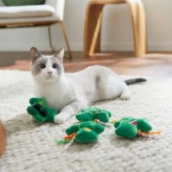 Frisco St. Patrick's Shamrock Plush Cat Toy With Catnip -Meowverse Store 303102 PT3. AC SS1800 V1641230285