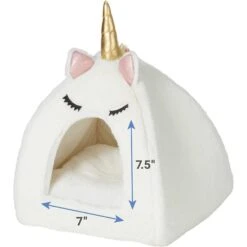 Frisco Novelty Unicorn Covered Cat & Dog Bed & Frisco Cactus Cat Scratching Post -Meowverse Store 303496 PT2. AC SS1800 V1623043945