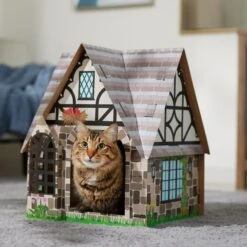 Frisco Tudor House Cardboard Cat House 10 Frisco Tudor House Cardboard Cat House -Meowverse Store 308815 PT4. AC SS1800 V1696968878