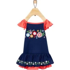 Frisco Embroidered Floral Dog & Cat Dress 10 Frisco Embroidered Floral Dog & Cat Dress -Meowverse Store 312128 PT3. AC SS1800 V1644423417