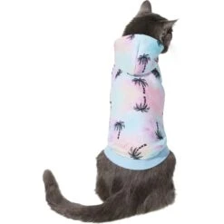 Frisco Palm Tree Dog & Cat Hoodie -Meowverse Store 312241 PT2. AC SS1800 V1644881952