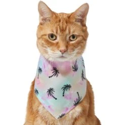 Frisco Palm Tree Dog & Cat Bandana -Meowverse Store 312291 PT2. AC SS1800 V1644885754
