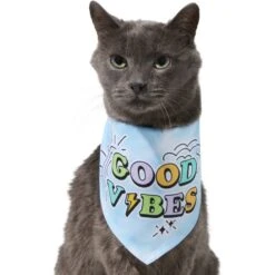 Frisco Good Vibes Dog & Cat Bandana -Meowverse Store 312297 PT2. AC SS1800 V1644885749