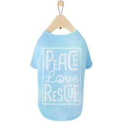 Frisco Peace Love Rescue Dog & Cat T-Shirt -Meowverse Store 315068 PT4. AC SS1800 V1646350198