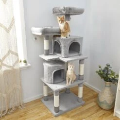 Frisco 61-in Faux Fur Cat Tree & Condo & Frisco 38-in Cat Tree With Condo, Top Perch & Toy 13 Frisco 61-in Faux Fur Cat Tree & Condo & Frisco 38-in Cat Tree With Condo, Top Perch & Toy -Meowverse Store 318964 PT4. AC SS1800 V1630365995
